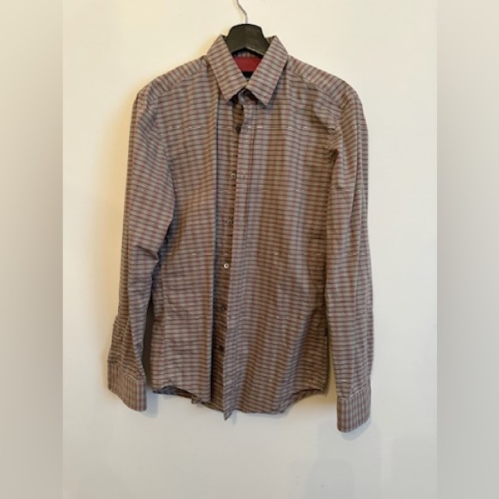 Boss slim fit button down dress shirt